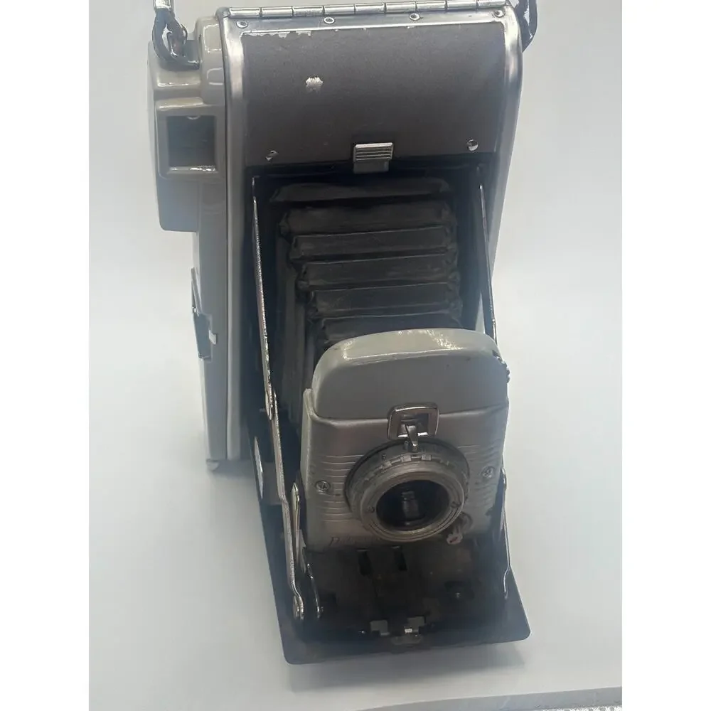 Vintage 1954 Polaroid Land Camera Model 80 Highlander - Tested Working Shutter